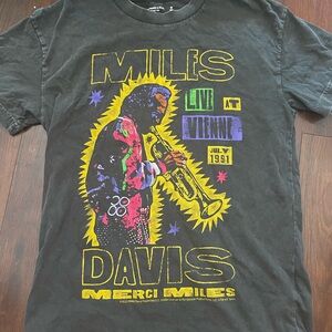 Miles Davis Graphic T-Shirt - Black